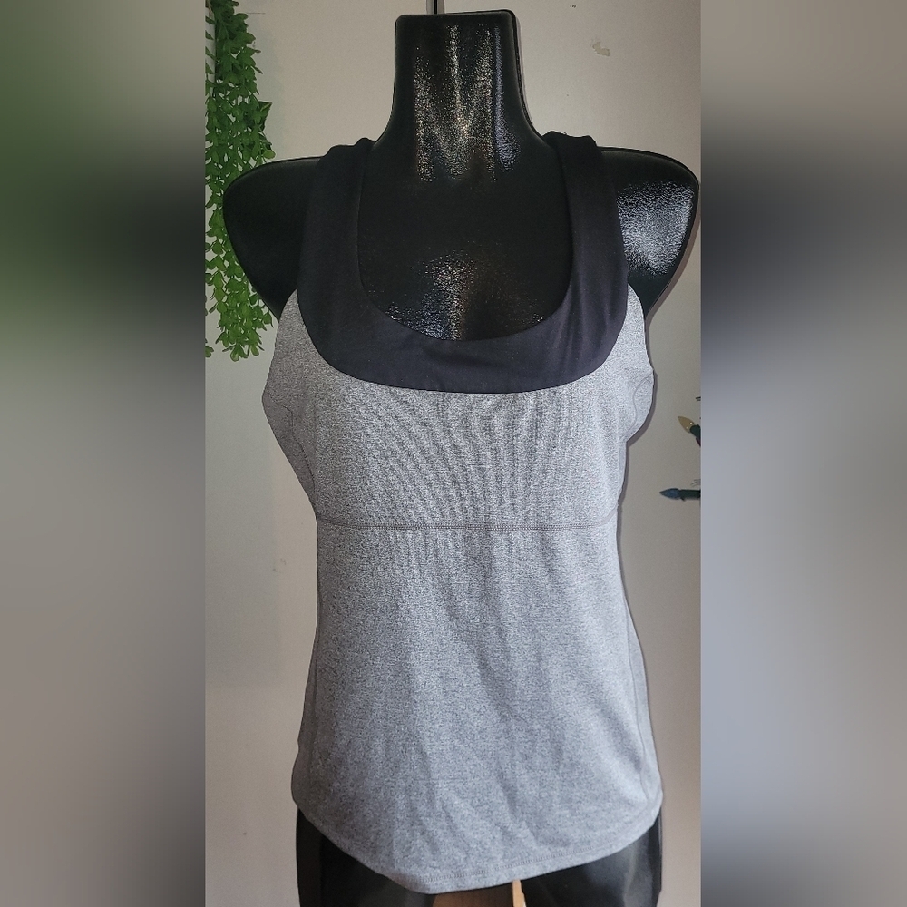 Diadora grey/black racerback tank top XL
